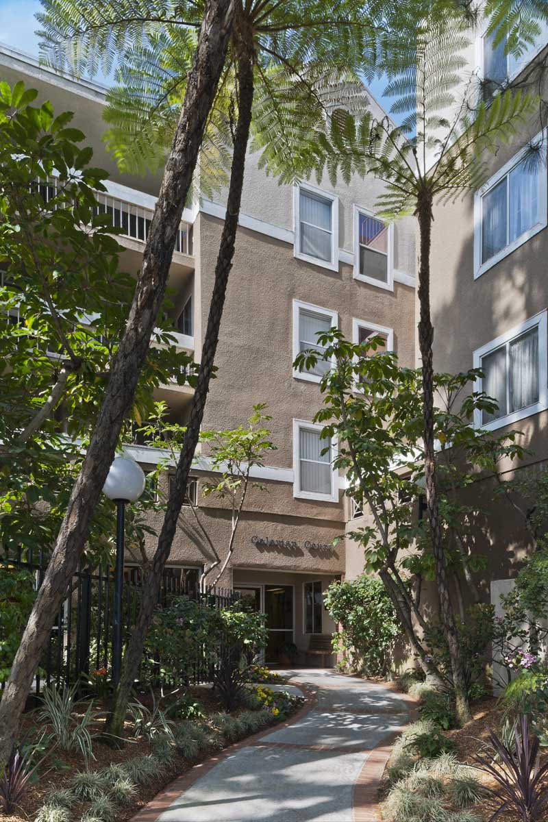 Exterior of Coleman Court property