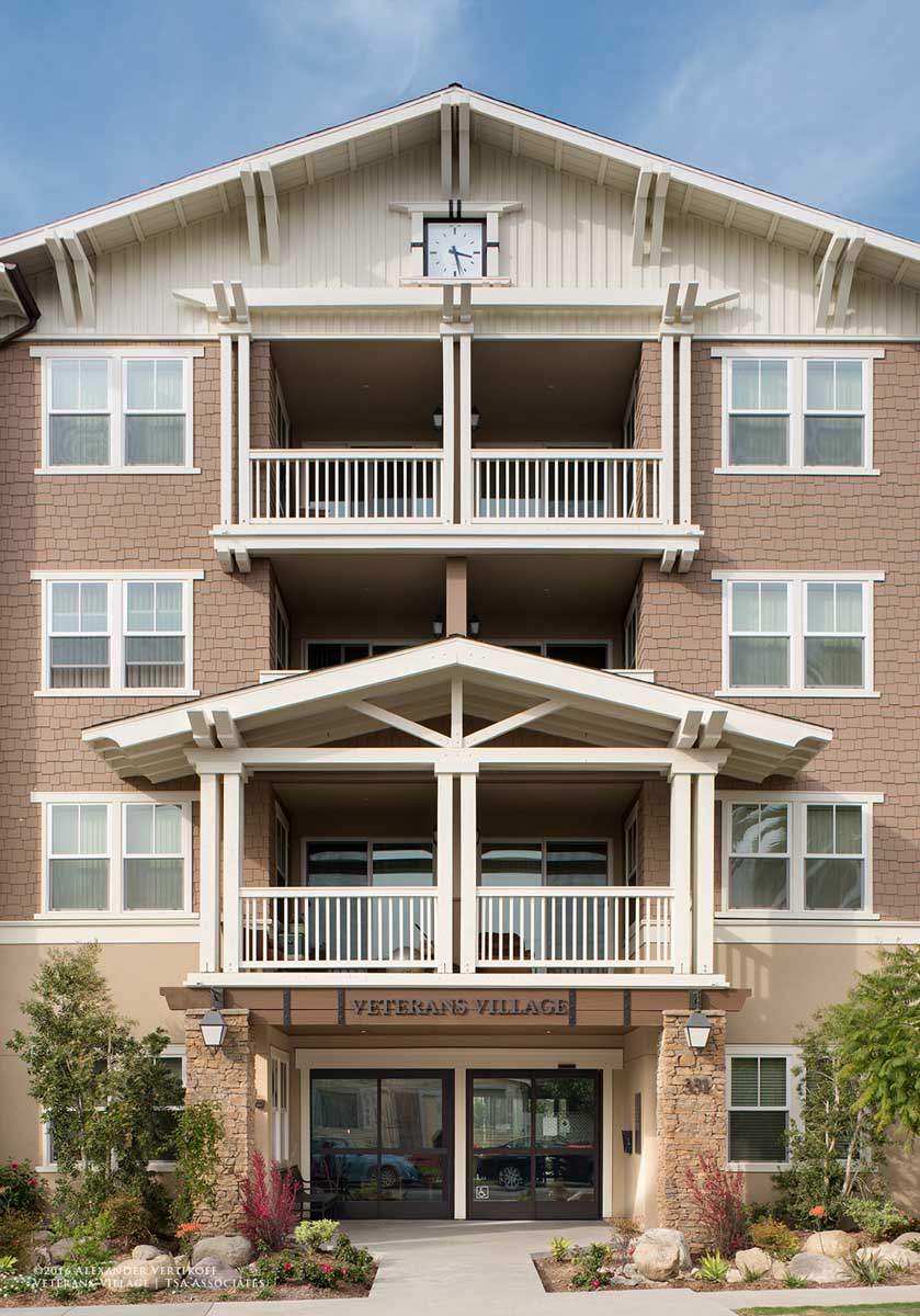 Exterior of Veteran's Village of Glendale property