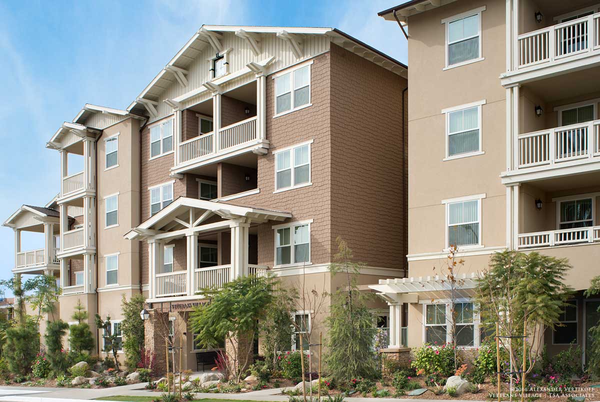 Exterior of Veteran's Village of Glendale property