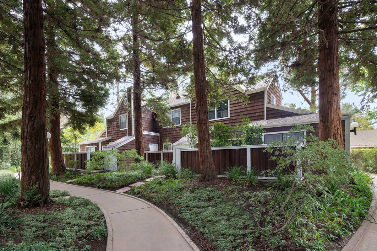 Exterior of Redwood Village property