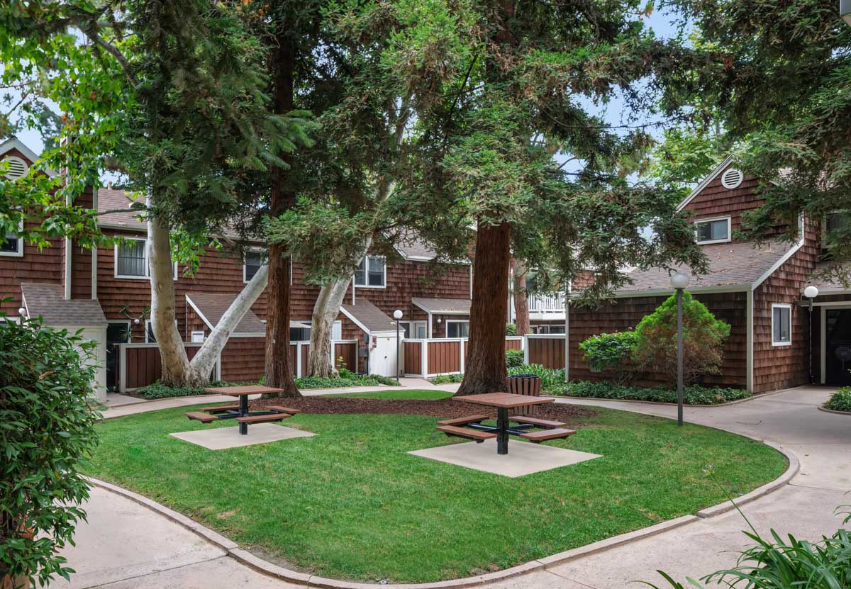 Exterior of Redwood Village property