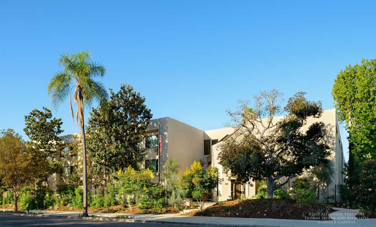 Exterior of Hancock Gardens property