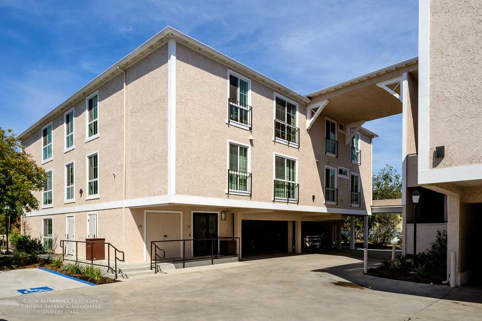 exterior of Dudley Oaks property