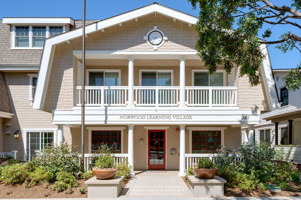 Exterior of Norwood Learning Village property