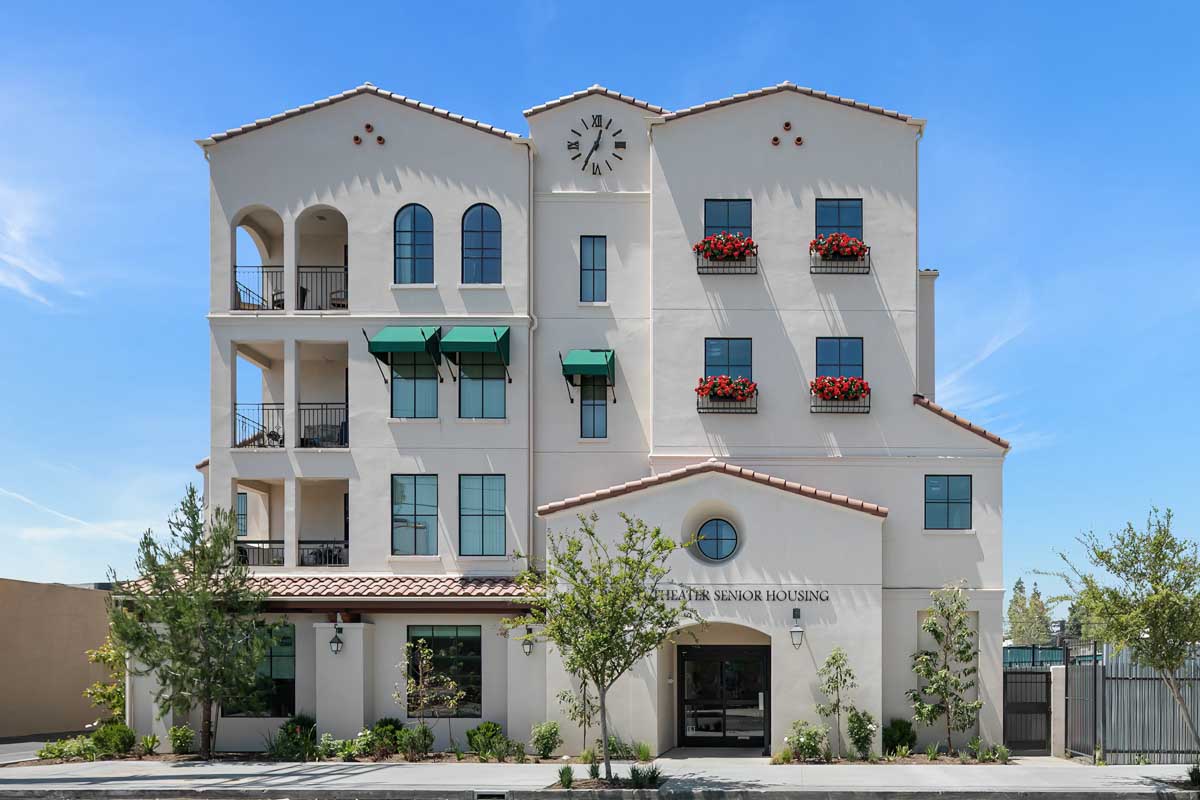 Exterior of Reseda Theater Senior Housing property