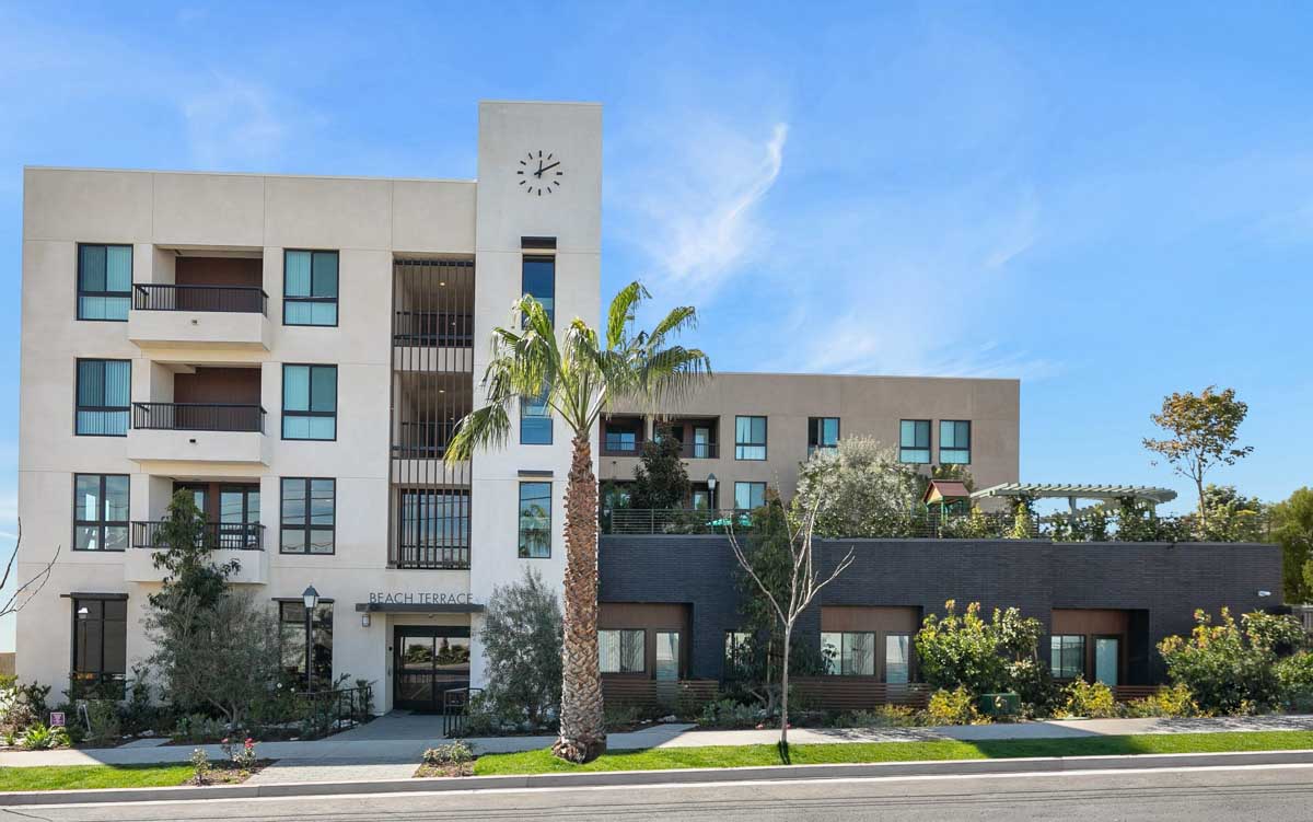 Exterior of Beach Terrace property