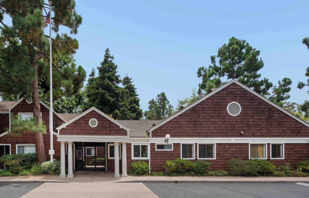 Exterior of Redwood Village property