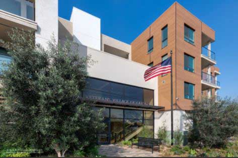 Exterior of Veterans Village of Carson property