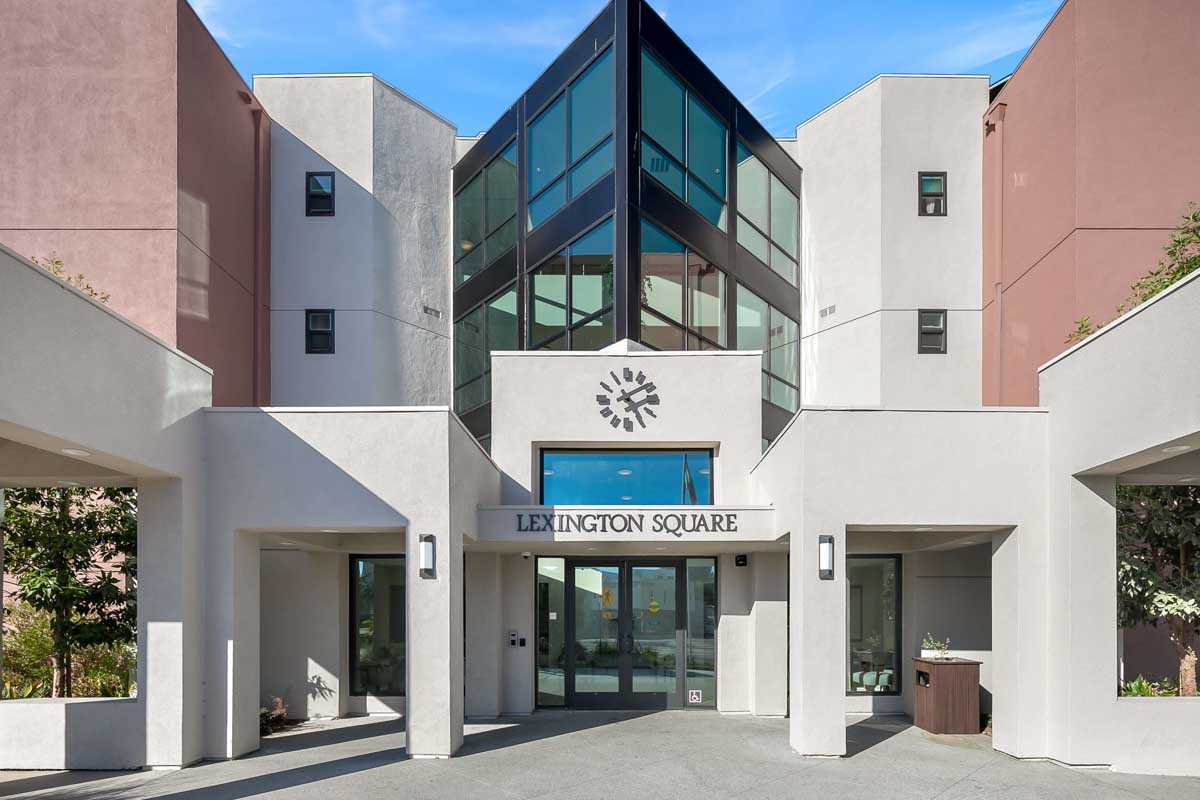 Exterior of Lexington Square property