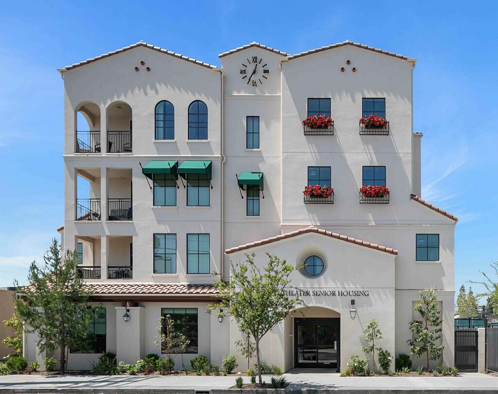 Exterior of Reseda Theater Senior Housing property