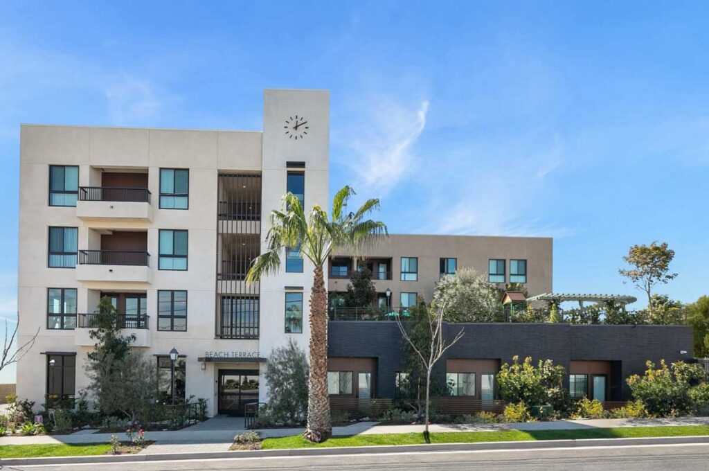Exterior of Beach Terrace property
